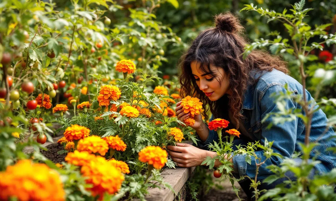 Waarom tagetes de ideale beschermer is voor je tomaten