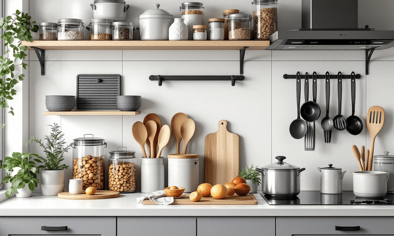 Functionele keukenaccessoires die jouw kookruimte georganiseerd houden